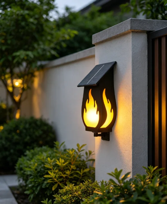 Solar Garden Light - Zewnętrzna lampa solarna na ścianę, lampa