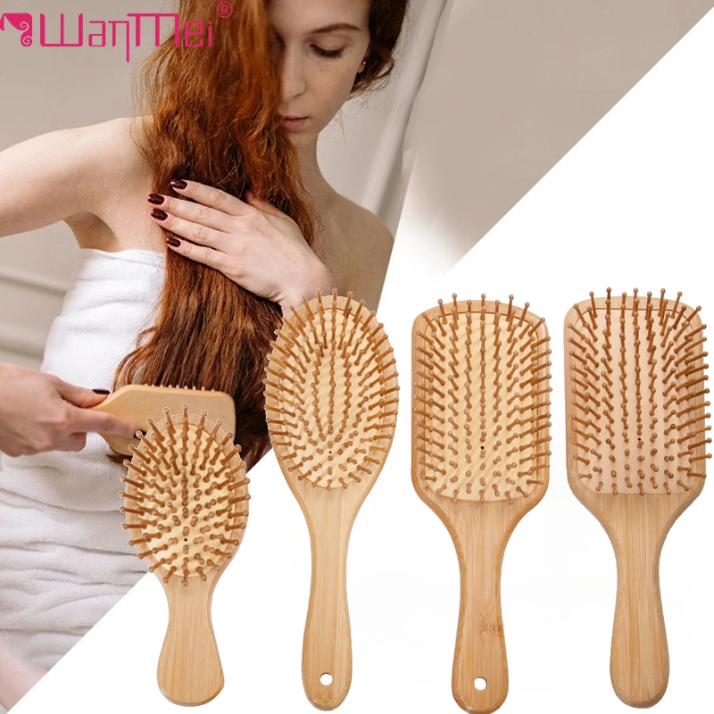Bamboo Toothbrush - Szczotka do włosów z bambusa dla