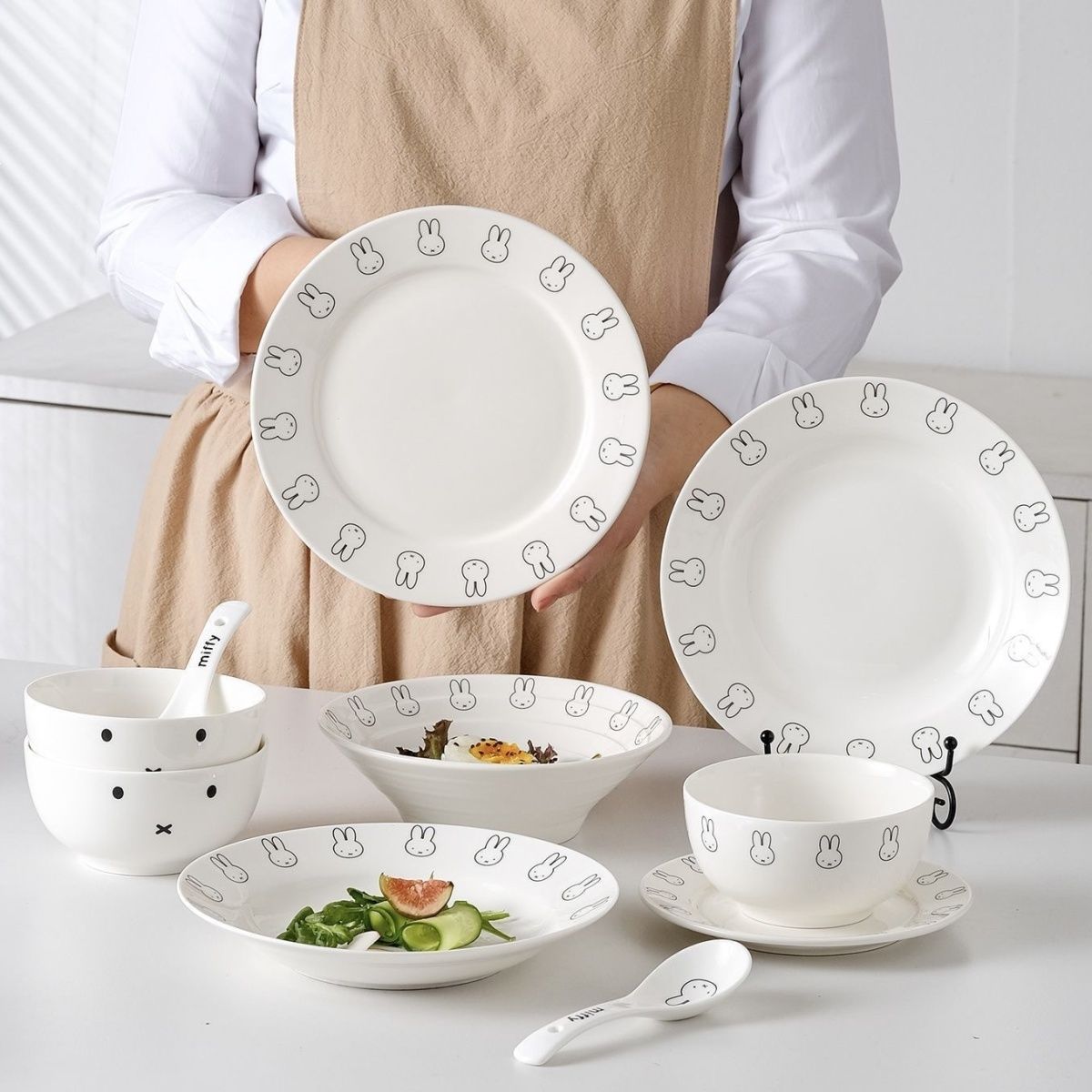 Anime Słodka Miffy Prosta Cera – Bamboo Cutlery recenzja i cena
