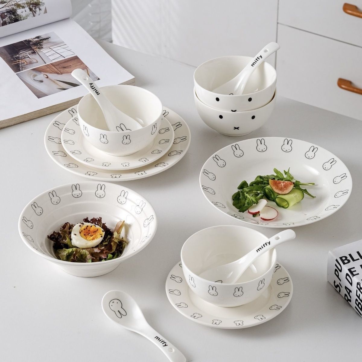 Anime Słodka Miffy Prosta Cera – Bamboo Cutlery recenzja i cena