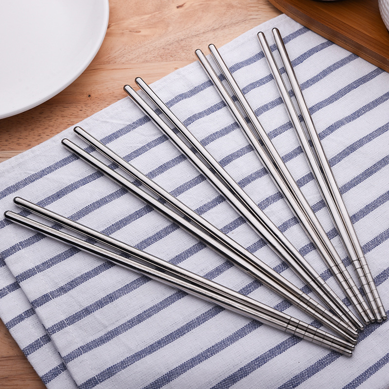 2-5 par pałeczek 304 ze stali  – Bamboo Cutlery recenzja i cena