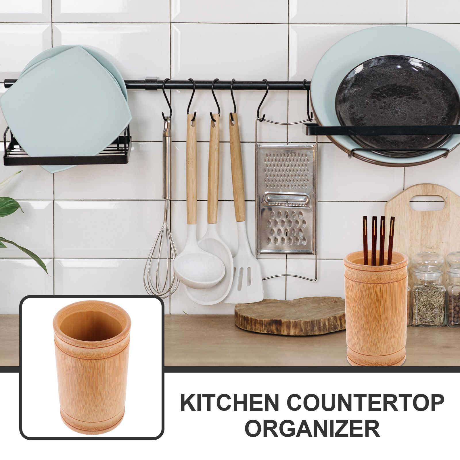 Organizer na sztućce z bambusa – Bamboo Cutlery recenzja i cena