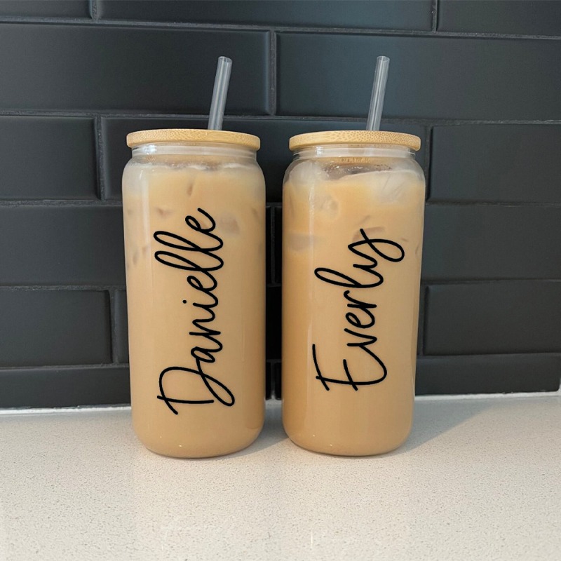 Personalizowany szklany kubek  – Reusable Straw recenzja i cena