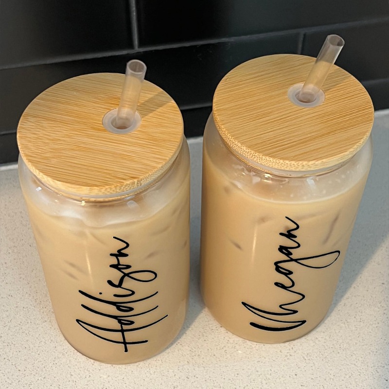 Personalizowany szklany kubek  – Reusable Straw recenzja i cena