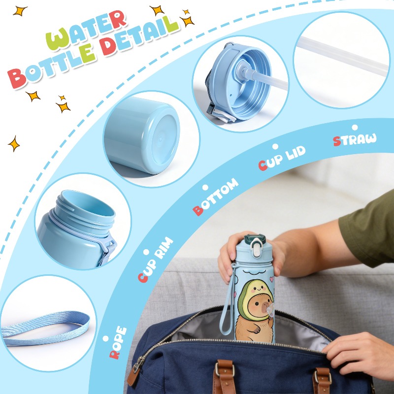 750 ml – personalizowana butel – Reusable Straw recenzja i cena