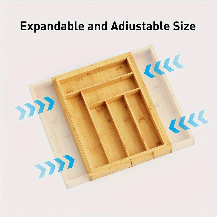 Organizer do szuflad z bambusa – Bamboo Cutlery recenzja i cena